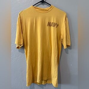 New Balance Yellow `Navy’ T-Shirt